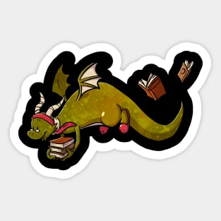 Book dragon 2 Sticker